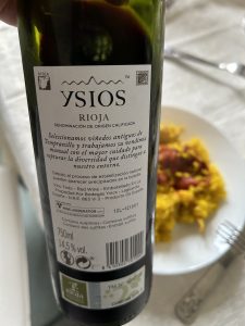 YSIOS TEMPRANILLO 100% 2015