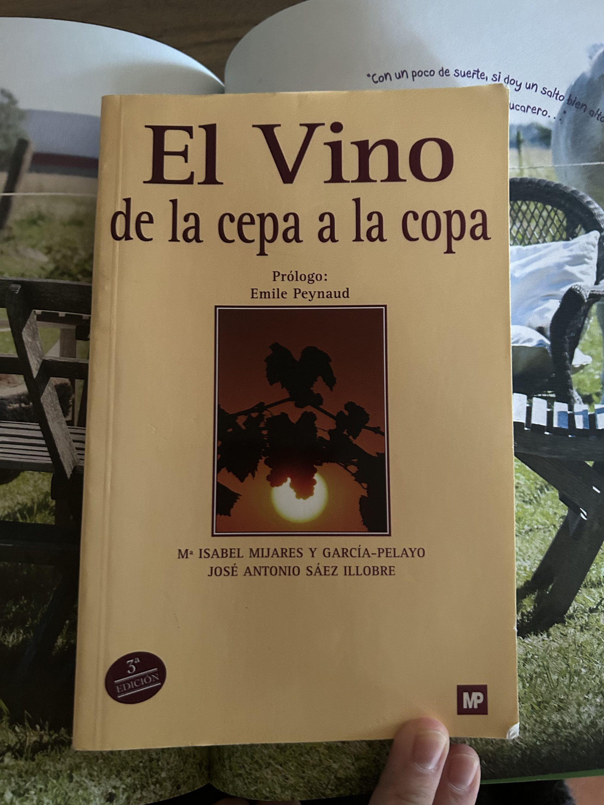 Libro EL VINO, de la cepa a la copa.